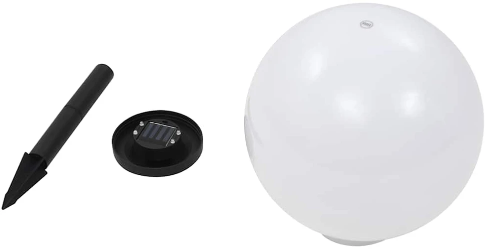 Saulės energija įkraunami lauko LED šviestuvai, 2vnt., 30cm