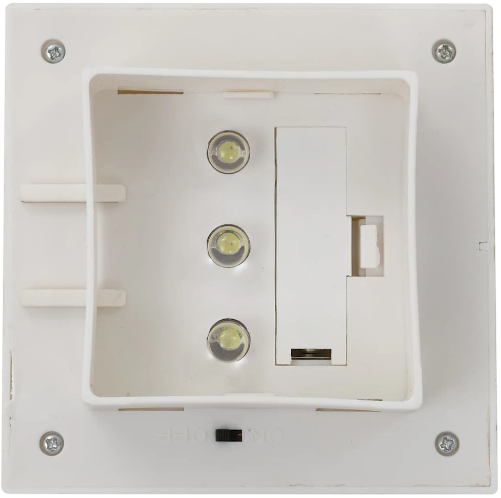Saulės energija įkraunami lauko LED šviestuvai, 6vnt., 12cm