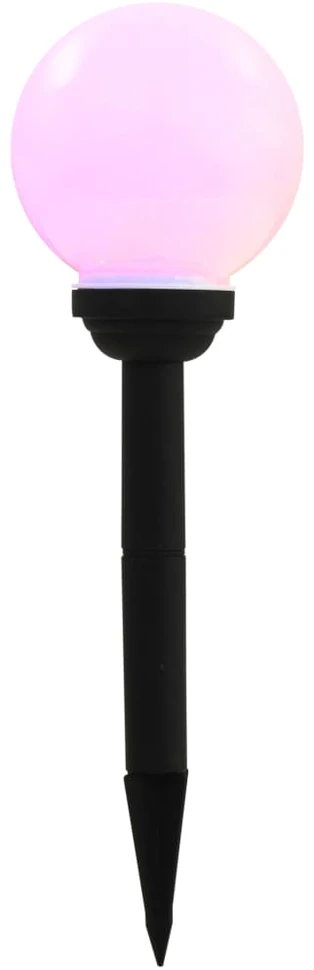 Saulės energija įkraunami LED lauko šviestuvai, 4vnt., 15cm