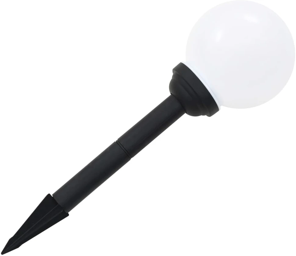 Saulės energija įkraunami LED lauko šviestuvai, 4vnt., 15cm