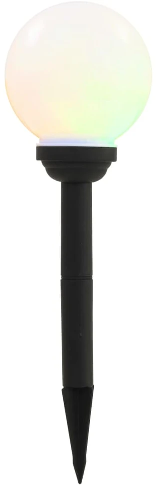 Saulės energija įkraunami LED lauko šviestuvai, 4vnt., 15cm
