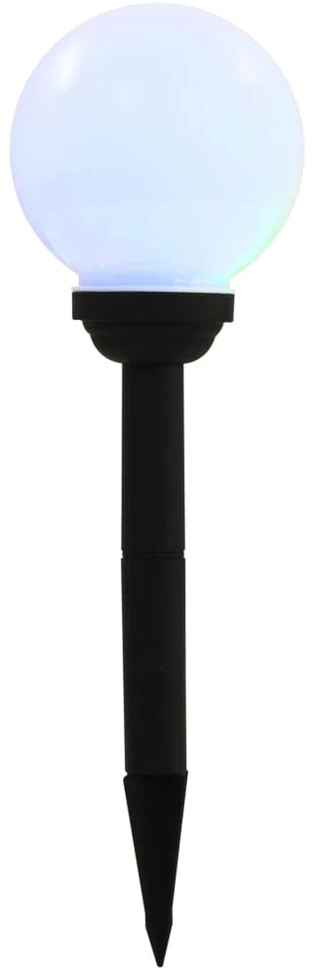 Saulės energija įkraunami LED lauko šviestuvai, 4vnt., 15cm