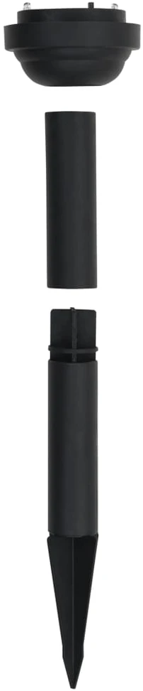 Saulės energija įkraunami LED lauko šviestuvai, 4vnt., 15cm