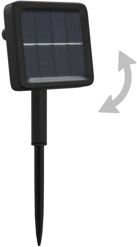 Saulės energija įkraunamos LED lempučių girliandos, 5vnt.