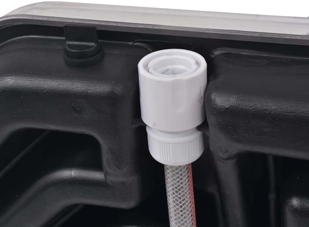 Saulės energijos dušas, 20 l, aliuminio HDPE
