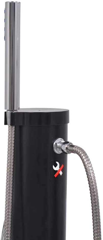 Saulės energijos dušas, 8l, PVC, plienas