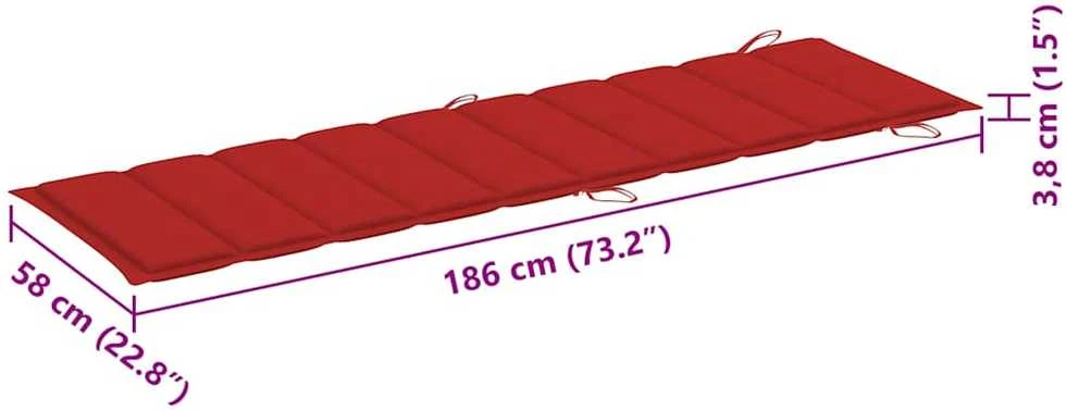 Sofa Saulės gultai su čiužinukais, 2vnt., akacijos medienos masyvas