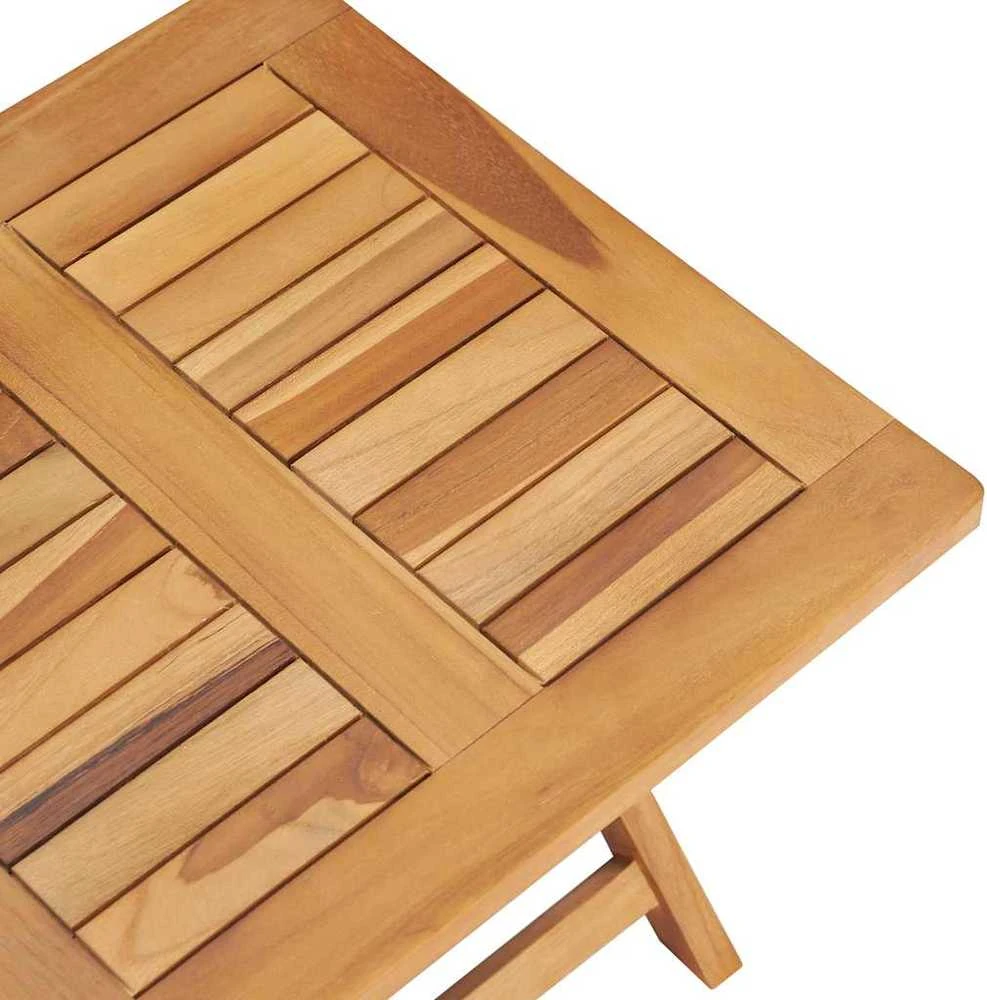 Sofa Saulės gultai su staliuku, 2vnt., tikmedžio medienos masyvas