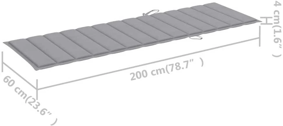 Sofa Saulės gultai su staliuku ir čiužinukais, 2vnt., akacija