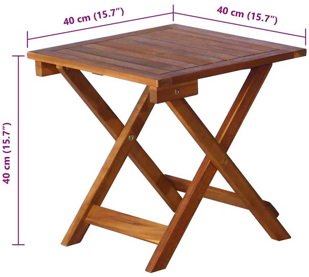 Sofa Saulės gultai su staliuku ir čiužinukais, 2vnt., akacija
