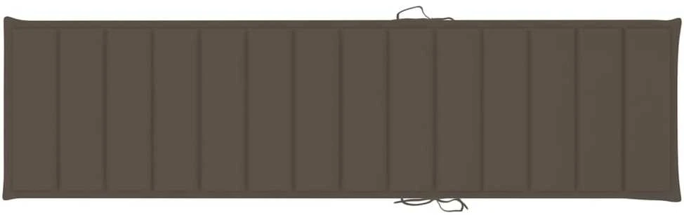 Sofa Saulės gultai su taupe spalvos čiužinukais, 2vnt., tikmedis