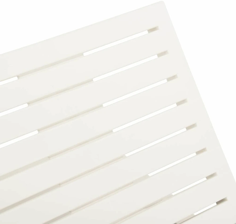 Saulės gultas, baltos spalvos, plastikas