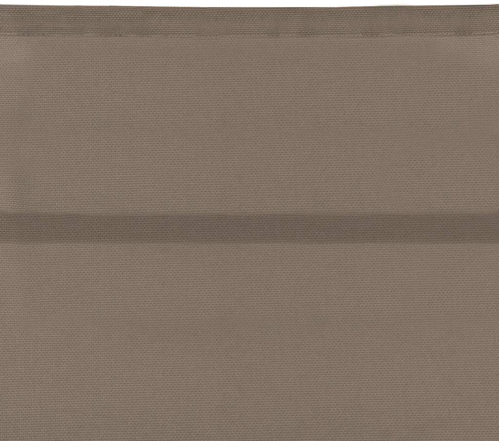 Saulės gultas, taupe spalvos, aliuminis ir tekstilenas
