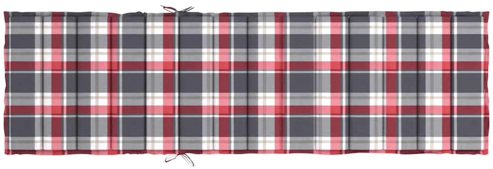 Saulės gulto čiužinukas, 200x60x3cm, audinys, languotas