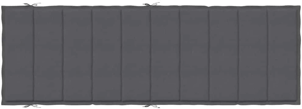 Saulės gulto čiužinukas, antracito, 186x58x4cm, audinys