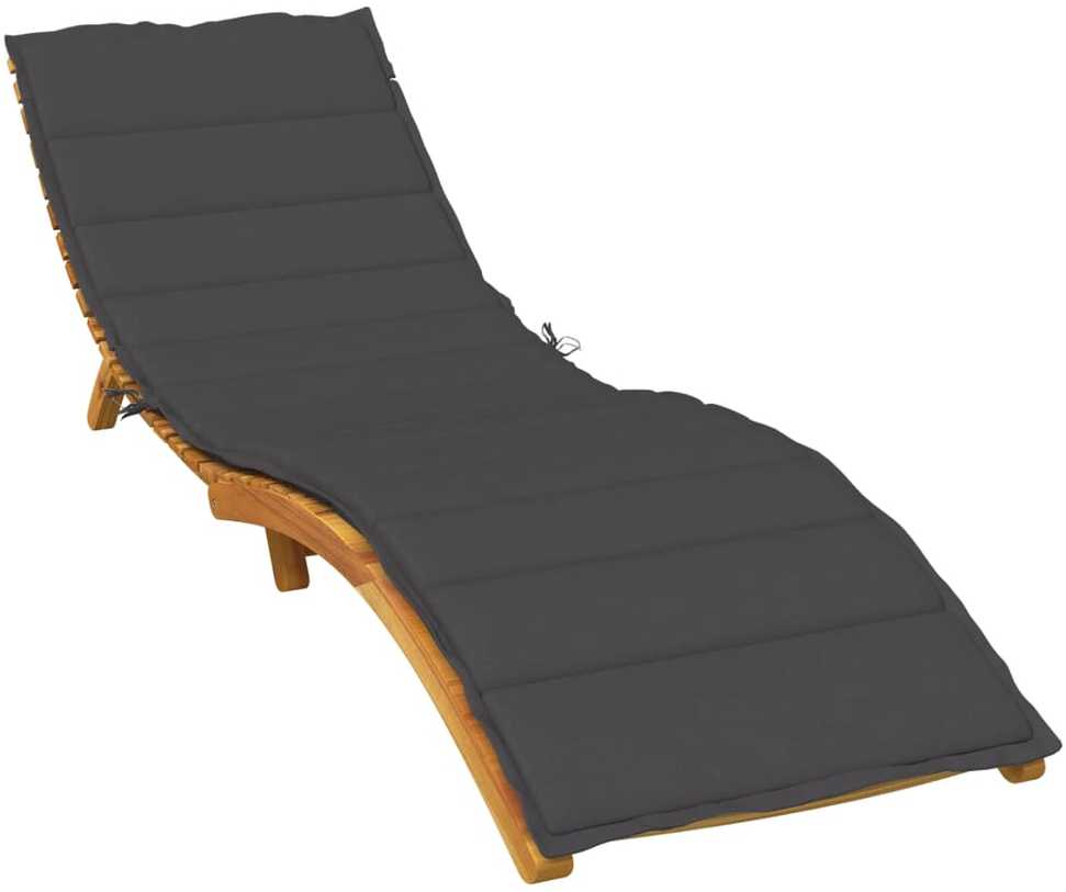 Saulės gulto čiužinukas, antracito, 200x70x4cm, audinys