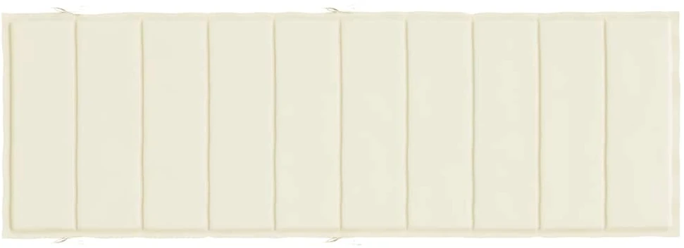Saulės gulto čiužinukas, kreminės spalvos, 186x58x3cm, audinys
