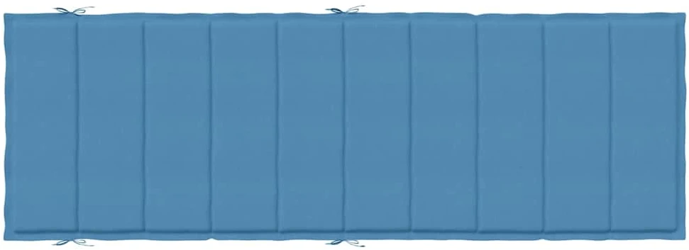 Saulės gulto čiužinukas, mėlynas, 186x58x3cm, audinys