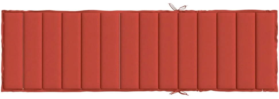 Saulės gulto čiužinukas, raudonas, 200x70x4cm, audinys