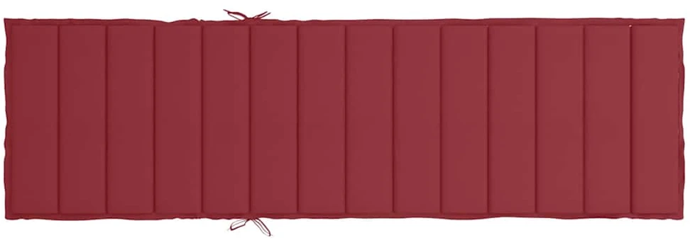 Saulės gulto čiužinukas, raudonojo vyno, 200x60x3cm, audinys