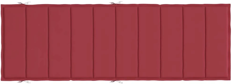Saulės gulto čiužinukas, raudonojo vyno, 186x58x3cm, audinys