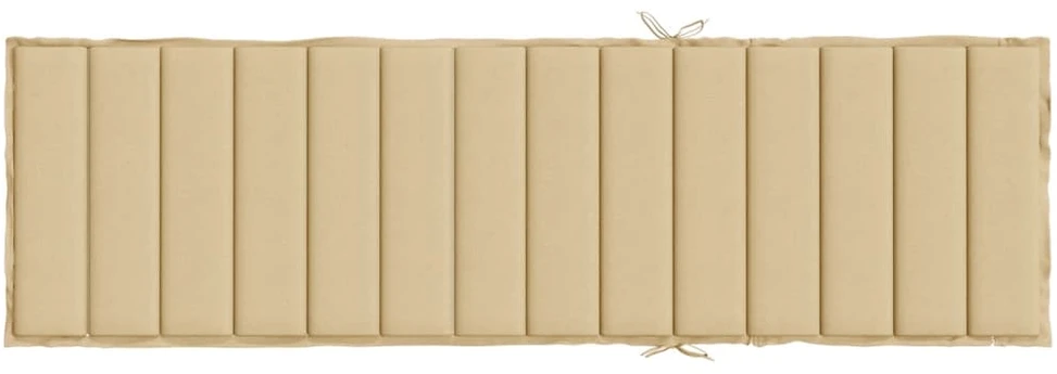 Saulės gulto čiužinukas, smėlio, 200x70x4cm, audinys