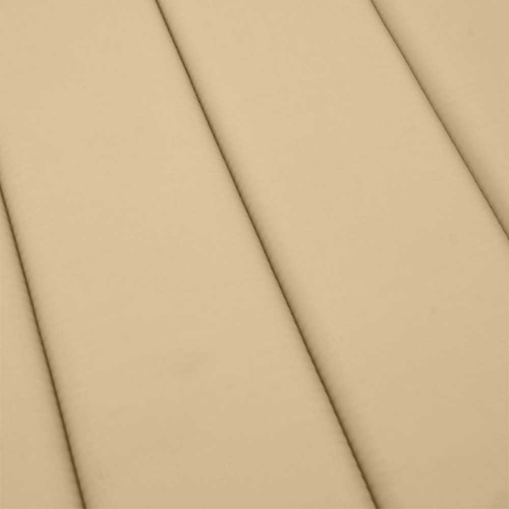 Saulės gulto čiužinukas, smėlio, 200x70x4cm, audinys
