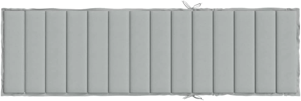 Saulės gulto čiužinukas, šviesiai pilkas, 200x70x4cm, audinys