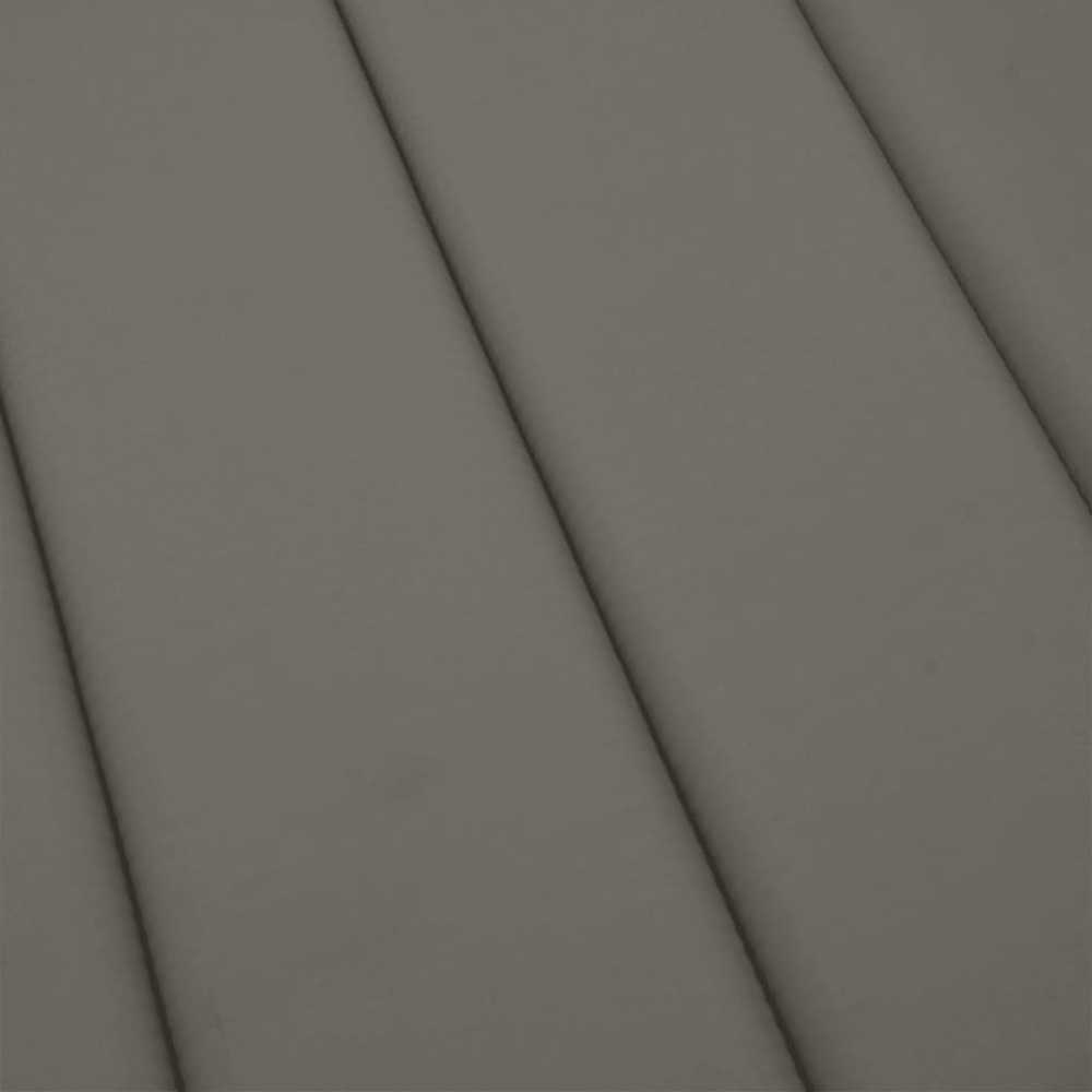 Saulės gulto čiužinukas, tamsiai pilkas, 200x60x4cm, audinys