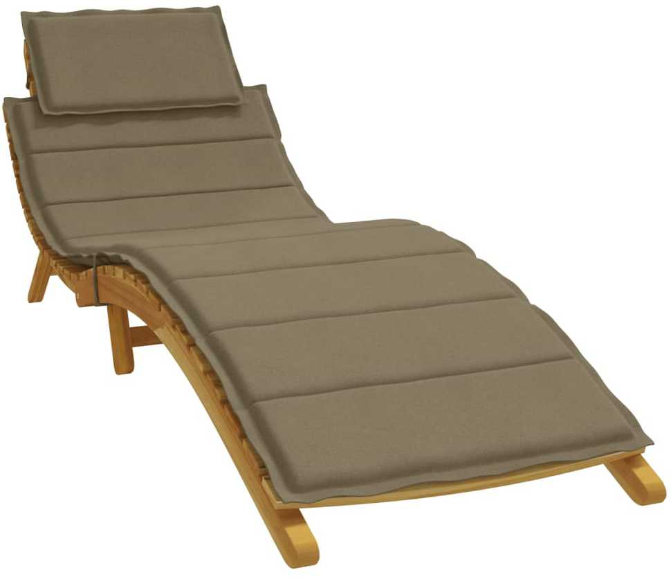 Saulės gulto čiužinukas, taupe, 186x58x4cm, audinys