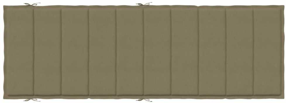 Saulės gulto čiužinukas, taupe, 186x58x4cm, audinys
