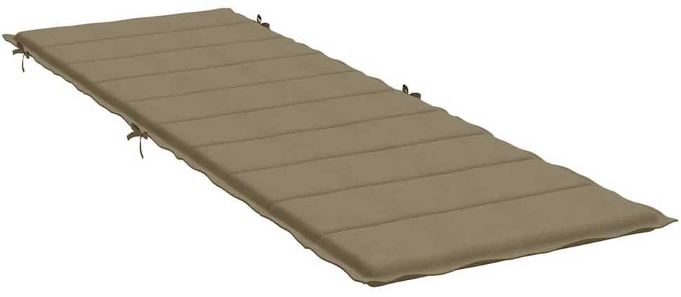 Saulės gulto čiužinukas, taupe, 186x58x4cm, audinys