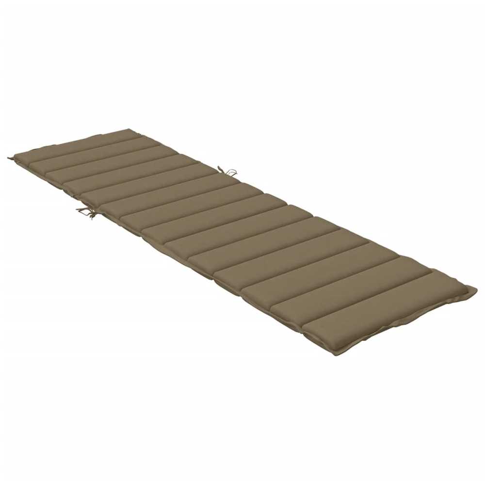 Saulės gulto čiužinukas, taupe, 200x70x4cm, audinys
