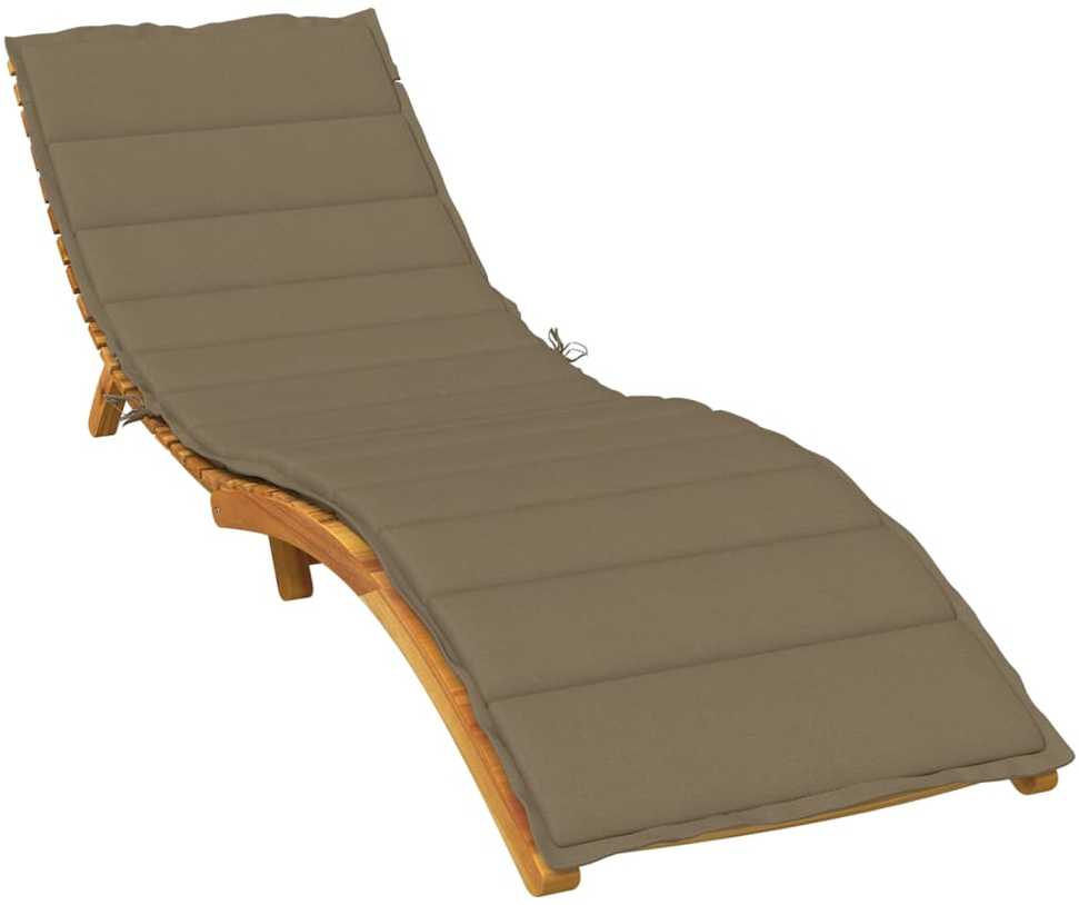 Saulės gulto čiužinukas, taupe, 200x70x4cm, audinys