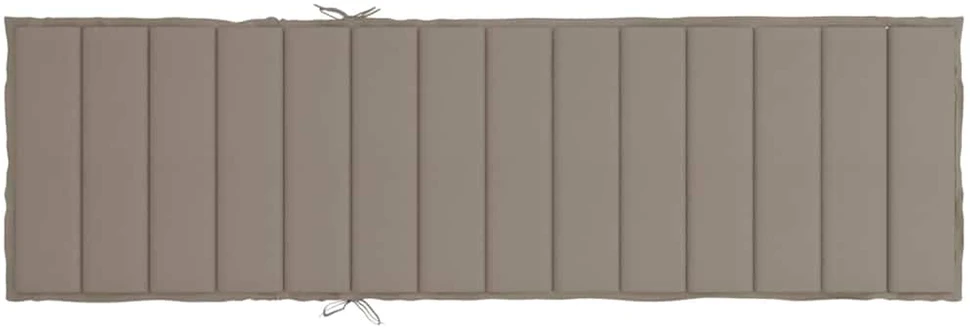 Saulės gulto čiužinukas, taupe spalvos, 200x60x3cm, audinys