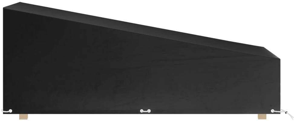 Saulės gulto uždangalas, 205x75x40/70cm, polietilenas, 12 kilpų