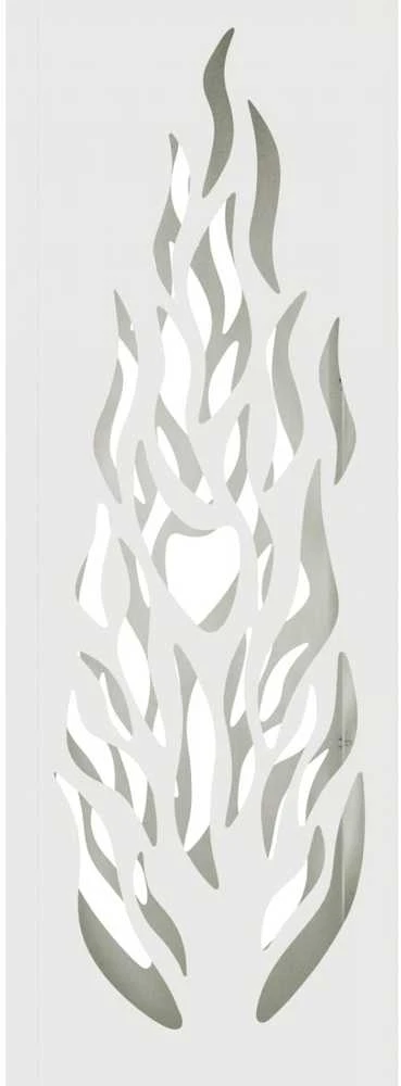 Saulės LED šaligatvio šviesa 2 vnt. Šilta balta 18 x 18 x 80 cm