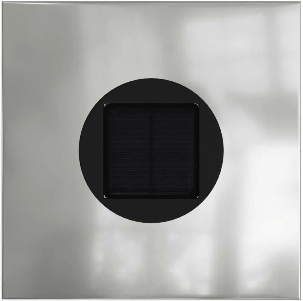 Saulės LED šaligatvio šviesa 2 vnt. Šilta balta 18 x 18 x 50 cm