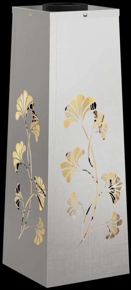 Saulės LED šaligatvio šviesa 2 vnt. Šilta balta 18 x 18 x 50 cm