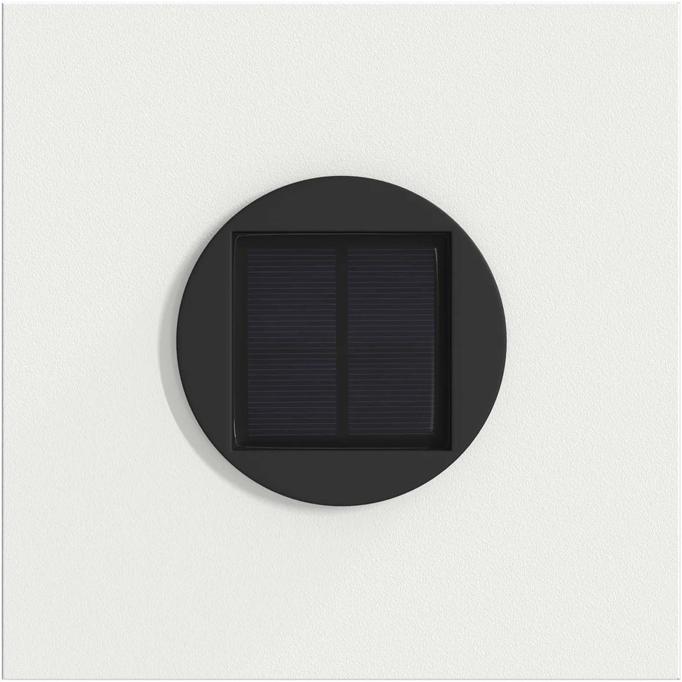 Saulės LED šaligatvio šviesa 2 vnt. Šilta balta 18 x 18 x 80 cm