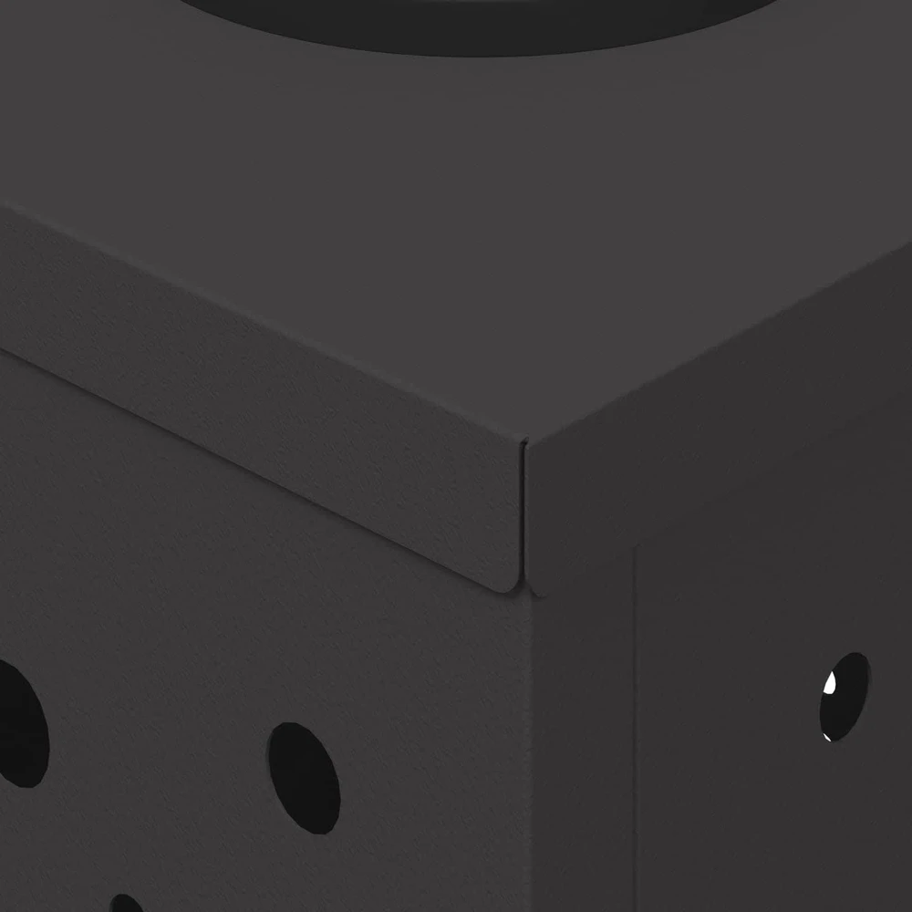 Saulės LED šaligatvio šviesa 2 vnt. Šilta balta 18 x 18 x 50 cm