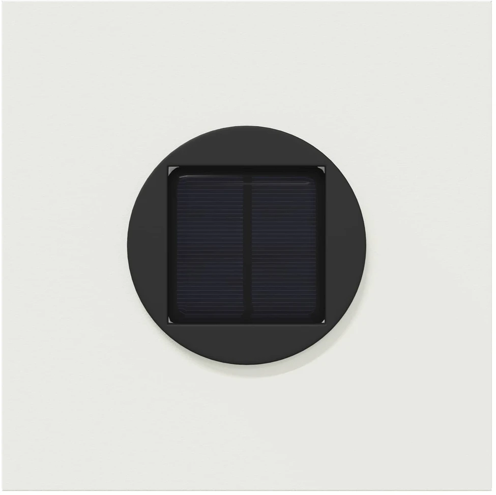 Saulės LED šaligatvio šviesa 2 vnt. Šilta balta 18 x 18 x 80 cm