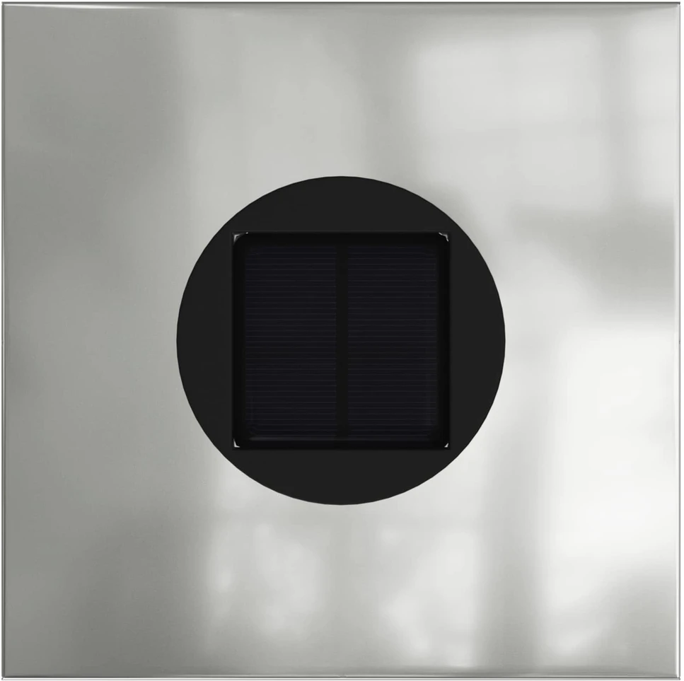 Saulės LED šaligatvio šviesa 2 vnt. Šilta balta 18 x 18 x 50 cm