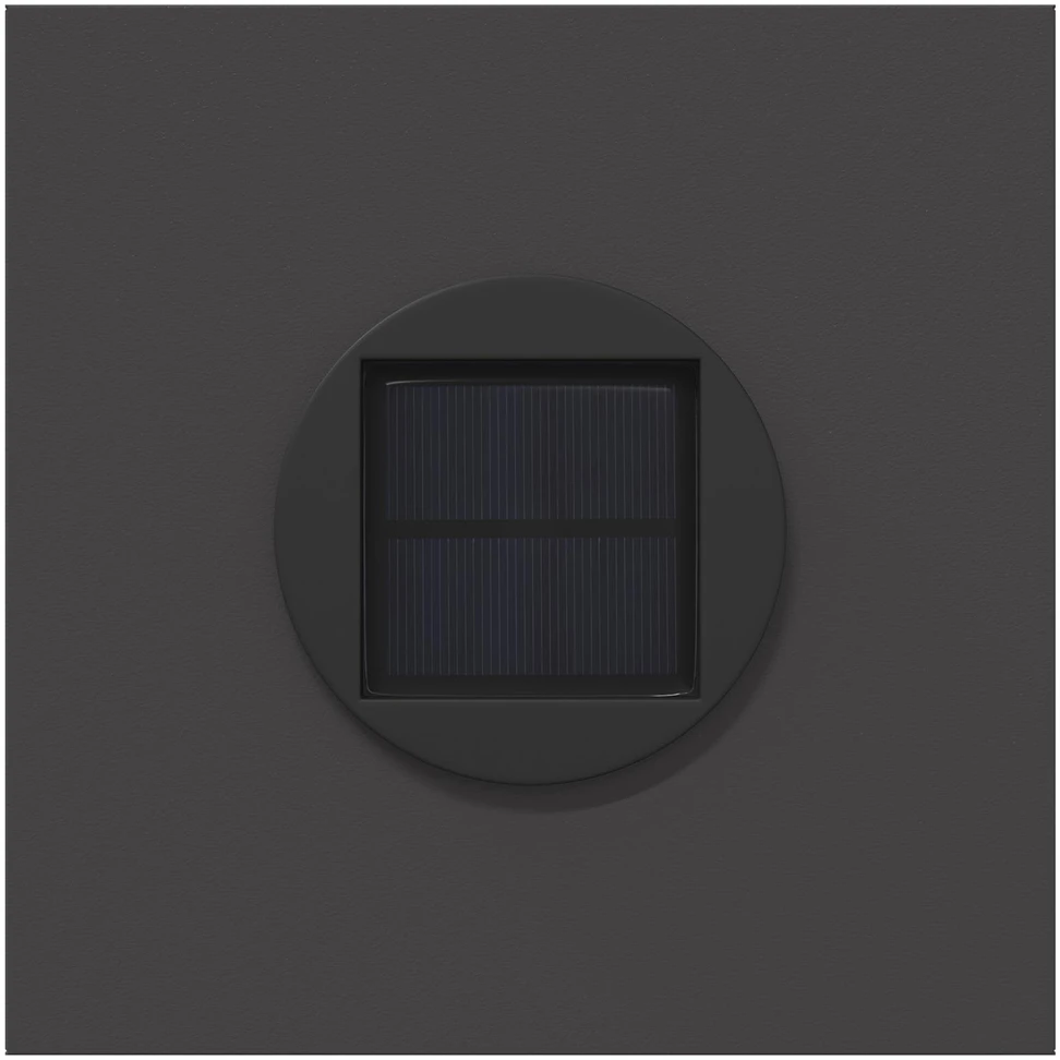 Saulės LED šaligatvio šviesa 2 vnt. Šilta balta 18 x 18 x 50 cm