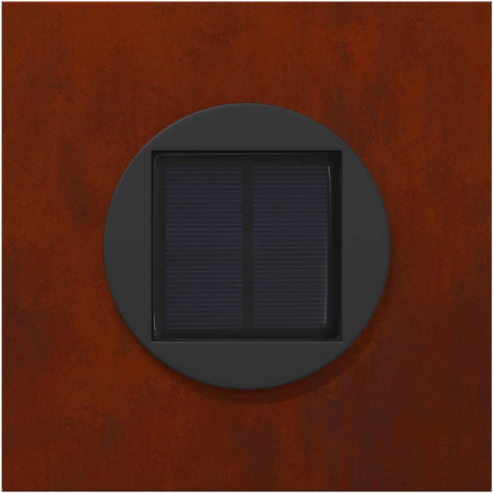 Saulės LED šaligatvio šviesa 2 vnt. Šilta balta 18 x 18 x 80 cm