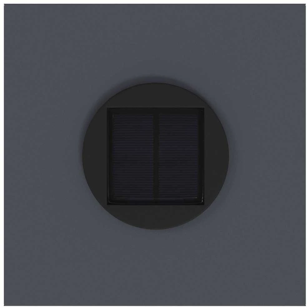 Saulės LED takų šviestuvas 2 vnt. Šilta balta 18 x 18 x 50 cm