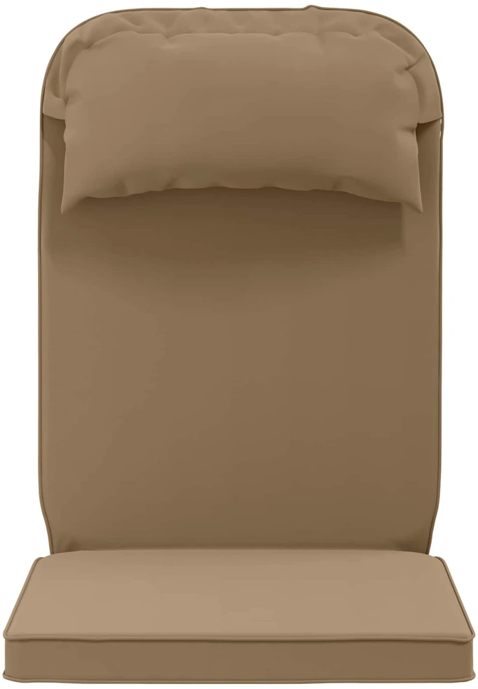 Saulės poilsio pagalvė 100% poliesteris Taupe 55 x 124 x 5 cm