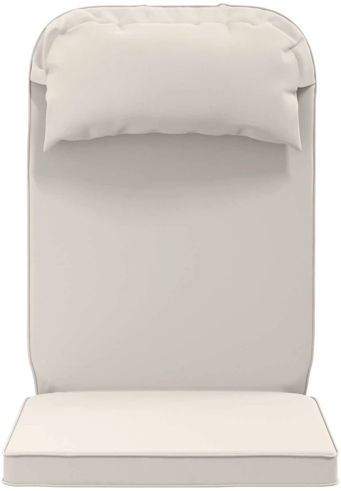Saulės poilsio pagalvė 100% poliesteris Balta 55 x 124 x 5 cm