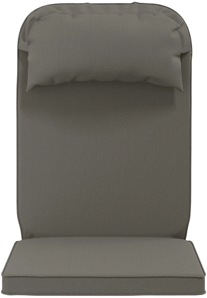 Saulės poilsio pagalvė 100% poliesteris Pilka 55 x 124 x 5 cm