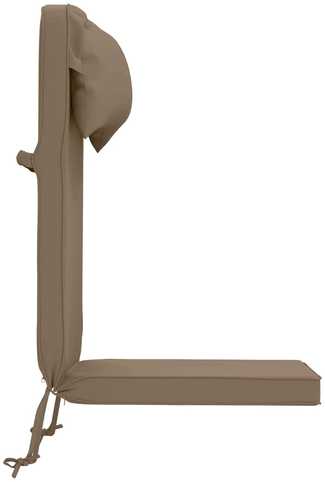 Saulės poilsio pagalvė 100% poliesteris Taupe 55 x 124 x 5 cm